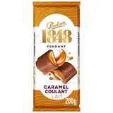 Poulain 1848 Tablette chocolat au lait fourré caramel, 200g