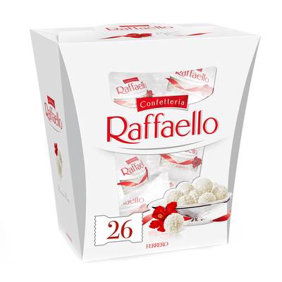 Raffaello Chocolat blanc Noix de Coco, 26 bouchées