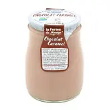 La Ferme du manège Yaourt Chocolat Caramel au lait entier, 180g