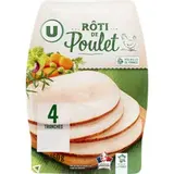 Rôti de poulet, U (4 tranches, 160 g)