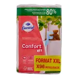 Papier Hygiénique Confort Rose Doux et Résistant CARREFOUR ESSENTIAL