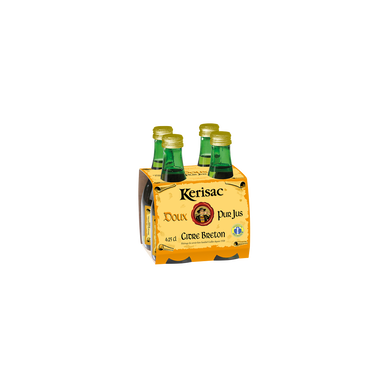 Cidre doux Guillet KERISAC, 2°, pack de 4x25cl