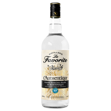 Rhum blanc l'authentique AOP LA FAVORITE 50°, 1l