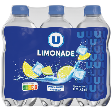 Limonade  6 bouteilles de 33cl