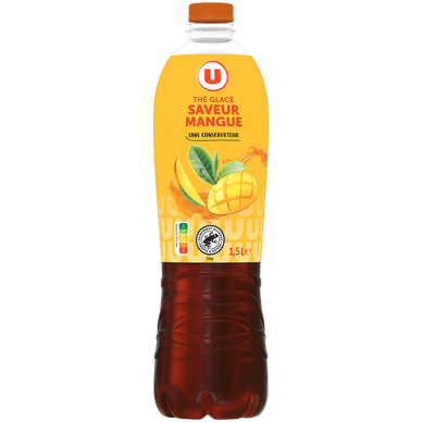 Boisson au thé glacé saveur mangue 1,5l pet