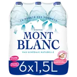 Eau minérale naturelle MONT BLANC, 6x1,5l