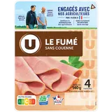 Jambon supérieur fumé BBC U 4 tranches 140g