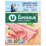 Jambon Supérieur sans couenne BBC U x10 tranches, 400g