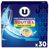 Tablettes lave-vaisselle citron tout en 1, x30