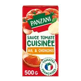 Sauce Tomate Cuisinée Ail et Oignon PANZANI - brique 500g