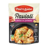 Plat cuisiné Ravioli Jambon Parmesan PAUL & LOUISE, sachet 300g