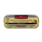 Filets de maquereaux sauce moutarde, MOUETTE D'ARVOR, 169g