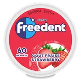 Chewing-gum Fraise sans sucres FREEDENT x60
