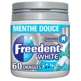 Chewing-gum White Menthe douce sans sucres FREEDENT x60