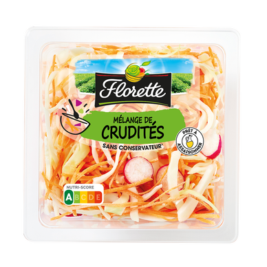 Mélange crudités FRAICHEUR FLORETTE - Barquette 180g