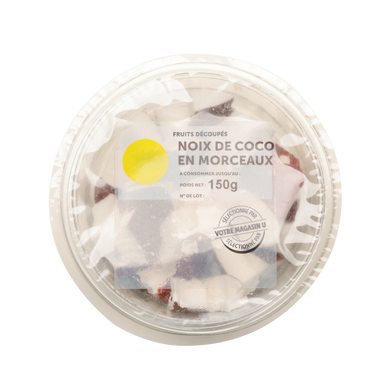 Noix de coco en morceaux, barquette 150g