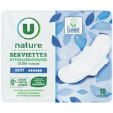Serviettes hygiéniques ultra mince nuit x10