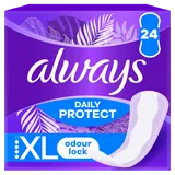 Protège-slip long+technologie odour block Always dailies protect x24