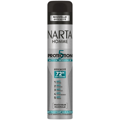Déodorant NARTA Homme protection 5 efficacité 72h 200mL