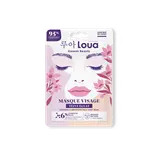 Masque visage en tissu teint éclat LOUA, x1