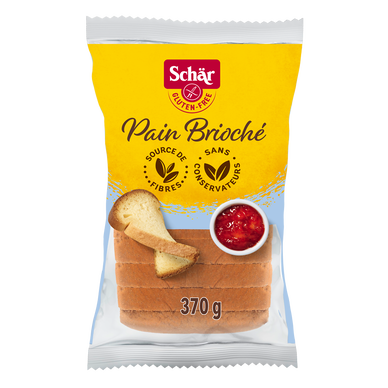 Pain brioché sans gluten SCHÄR, 370g