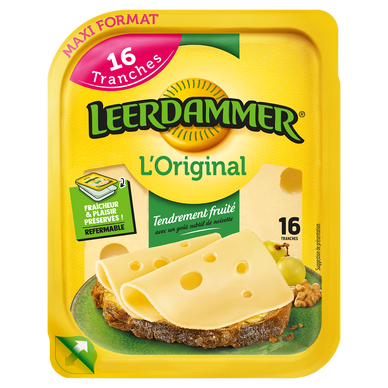 Fromage L'original LEERDAMMER 16 tranches - 400g