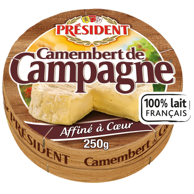 Camembert de campagne PRESIDENT - 250g