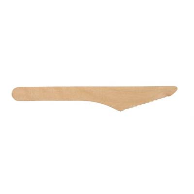 Couverts jetables couteau bois, 50 couteaux