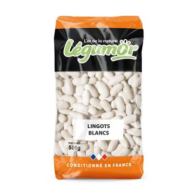Légumor Haricots Lingots Blancs secs, 500g