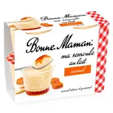 Bonne Maman Semoule au lait sur lit de caramel, 4x100g