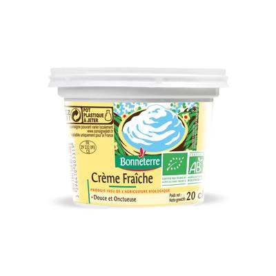 Bonneterre Crème fraîche bio, 20cl