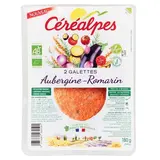 Céréalpes Galettes Aubergine Romarin Bio, 2x90g