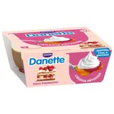 Danette Crème dessert façon framboisier, 4x90g