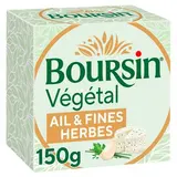 Boursin Spécialité végétale ail et fines herbes, 150g