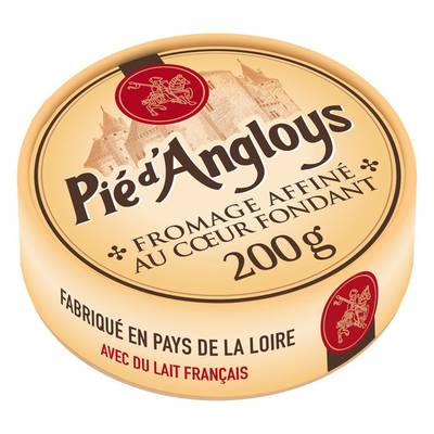 Le Pié d'Angloys Fromage crémeux et affiné 30%mg, 200g