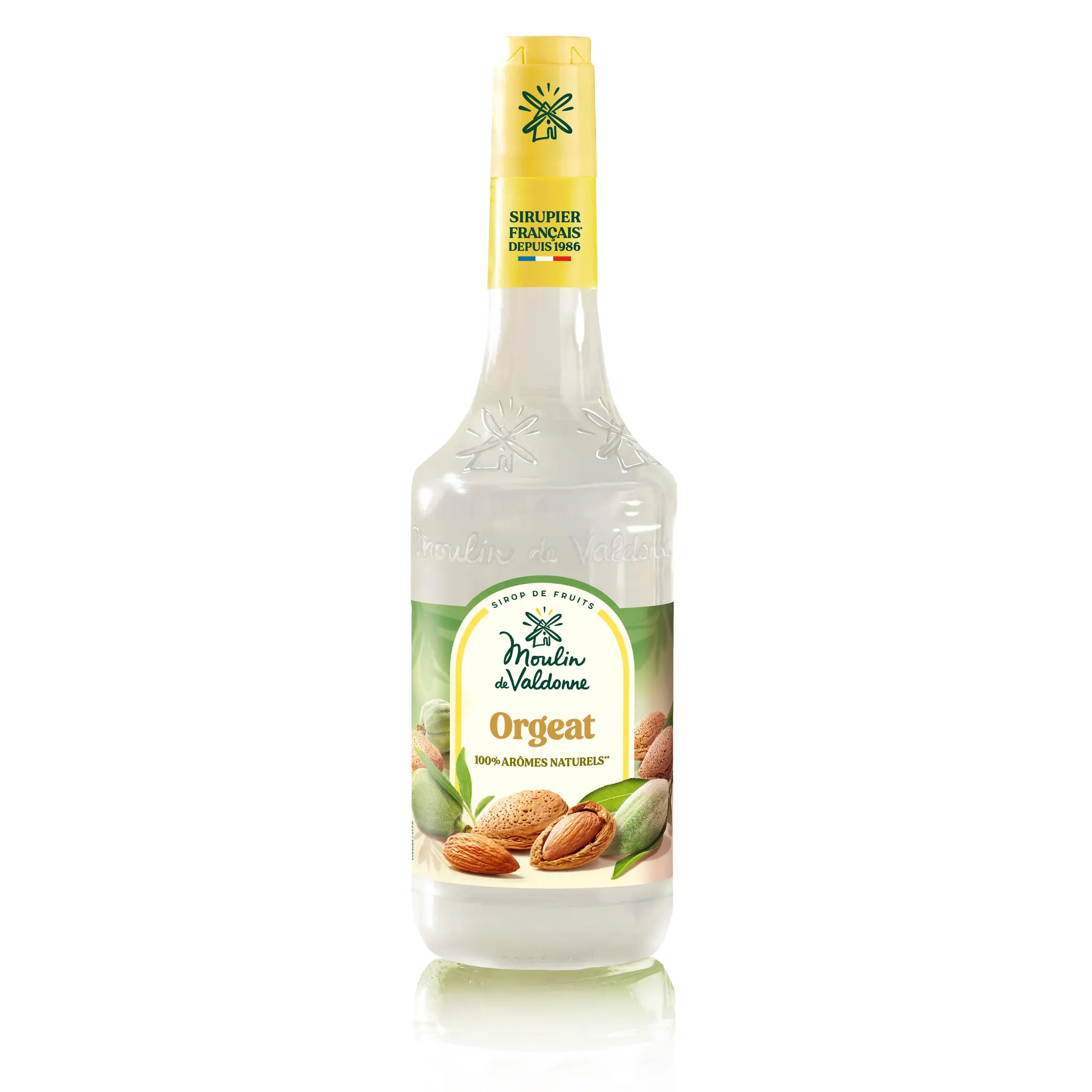MOULIN DE VALDONNE Sirop d'orgeat bouteille verre