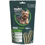 Friandises Pour Chien Dental Refresh 3 Actions, Mini <10 Kg, sans Arômes Artificiels Ajoutés NUTRIPROTECT