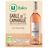 BIO Sable de Camargue AOP rosé Les Pluviers fontaine à vin 3L