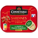 CONNETABLE Sardines à la purée de Piment d'Espelette