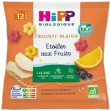 Crousti' plaisir Étoiles aux fruits BIO - dès 12 mois, Hipp  (30 g)