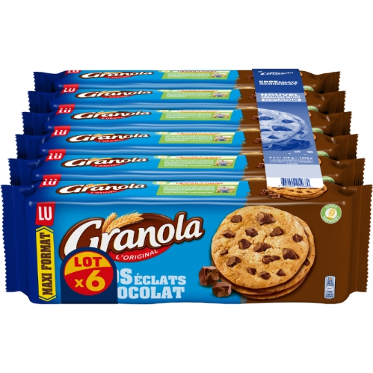 Biscuits Cookie aux Gros Eclats de Chocolats GRANOLA