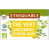 Thé Vert Gingembre Citron Vert Ceylan Bio ETHIQUABLE