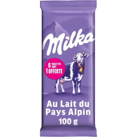 Tablette de Chocolat Lait du Pays Alpin MILKA