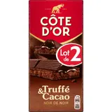 Tablette de Chocolat Noir Truffé COTE D'OR