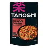 Tanoshi - Corée Riz cuisiné façon bulgogi coréen au riz brun légumes  en sachet micro-ondable, 230g