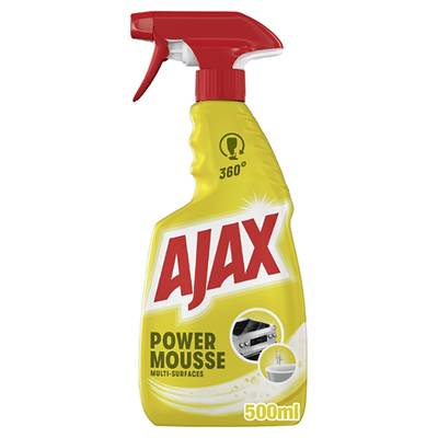 Ajax Nettoyant Ménager Multi-Surfaces Power Mousse, 500ml