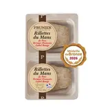 Prunier Rillettes du Mans, Porc fermier label rouge, 2x50g