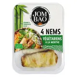 Jom Bao Nems végétariens à la menthe bio, 4 pièces - 250g
