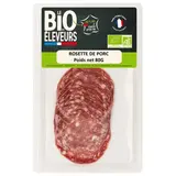 Le Bio des éleveurs Rosette de Porc Bio en Tranches, 80g