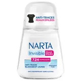 Déodorant Bille Invisible Peaux Epilées 72H Anti-Traces Blanches et Jaunes Fraîcheur Pure NARTA